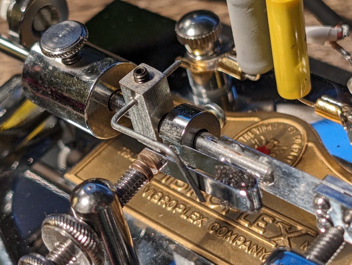 ...Mounted to my Vibroplex Original