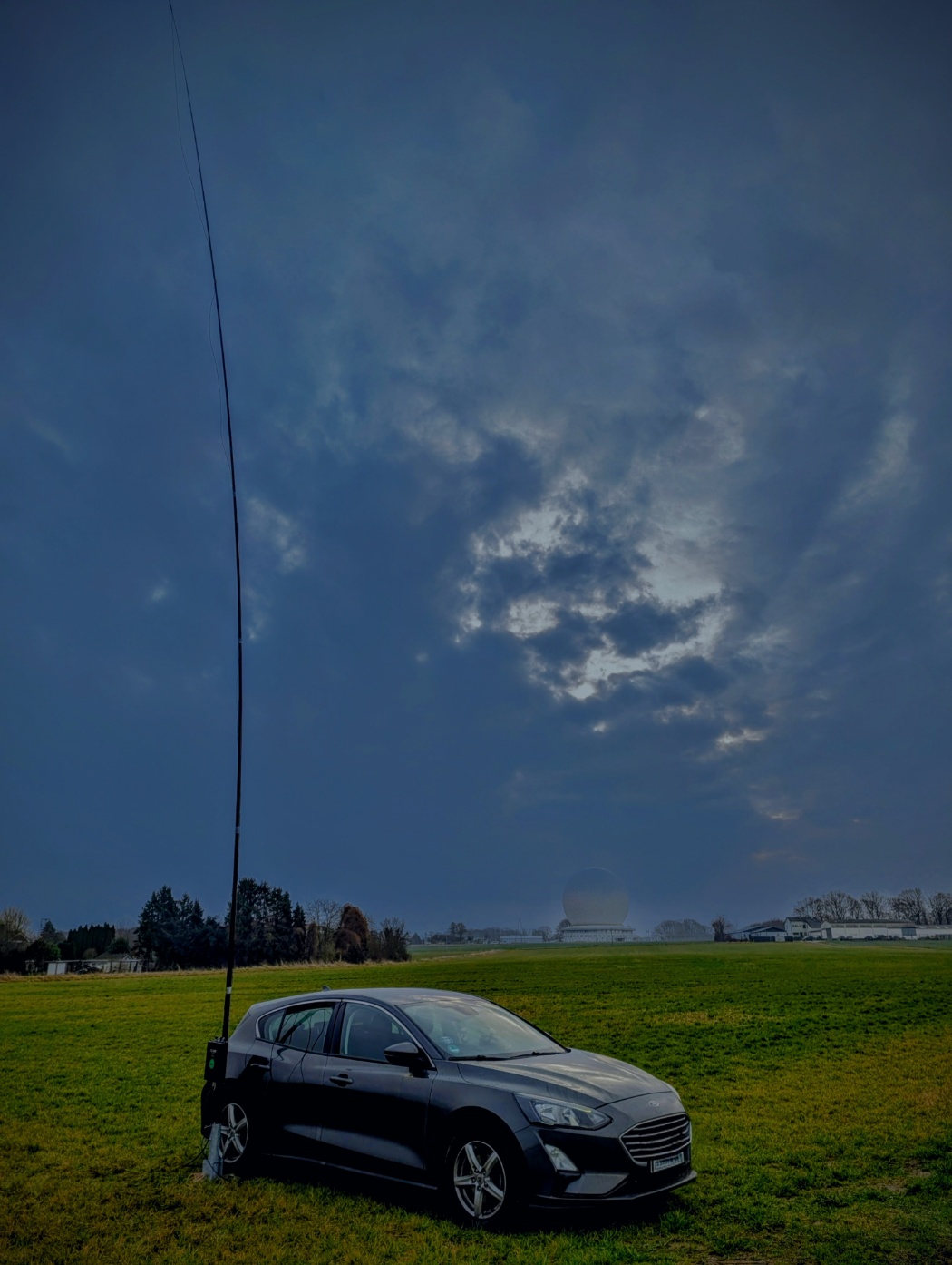 Close-up of the station setup for 40m.